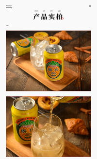 廣氏菠蘿啤酒風(fēng)味飲料 無(wú)酒精即飲佳品，整箱批發(fā)更劃算